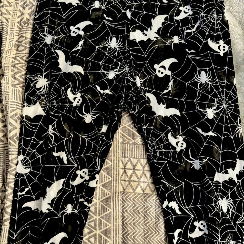 SHEIN Mesh Spiderweb Leggings